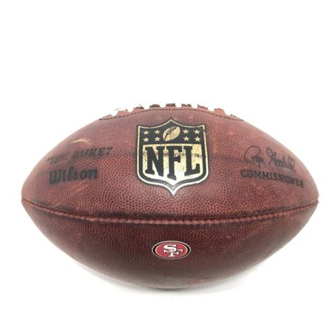 Wilson Nfl The Duke Official San Francisco 49ers Game Used Football