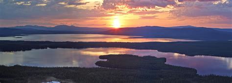 Midnight Sun In The Arctic Circle Swedish Lapland Visit Sweden