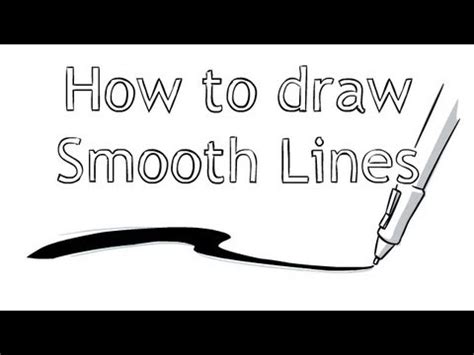 How to draw a straight line in photoshop cs5. How to draw Smooth Lines - YouTube