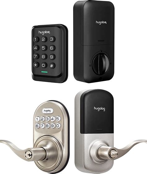 Keyless Entry Door Lock Hugolog Electronic Keypad Deadbolt Lock Auto