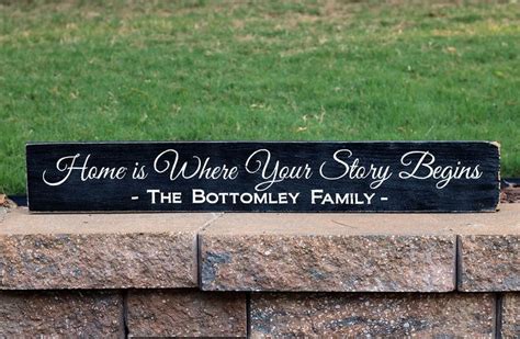Home Is Where Your Story Begins Homesweethome Signsbyandrea