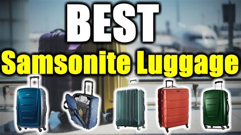Best Samsonite Luggage 2023 [ranked] Samsonite Luggage Reviews Youtube