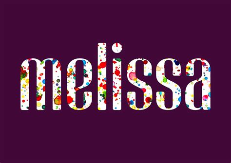 Melissa — Pentagram Melissa Name Visual Identity Melissa