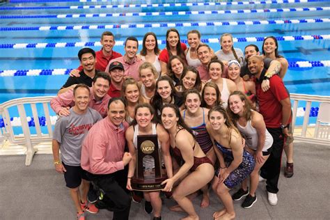 Women S Swimming And Diving Makes History At Ncaas Comerford Shines