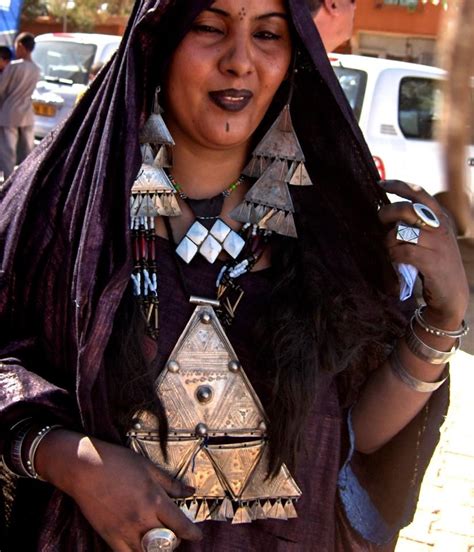 Africa Berber Woman From North Africa Tuareg Jewelry Tuareg People