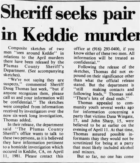 The Keddie Murders Tina Leqweras