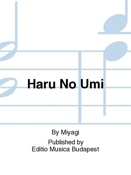 Haru No Umi By Miyagi Sheet Music For Buy Print Music Hs49016553