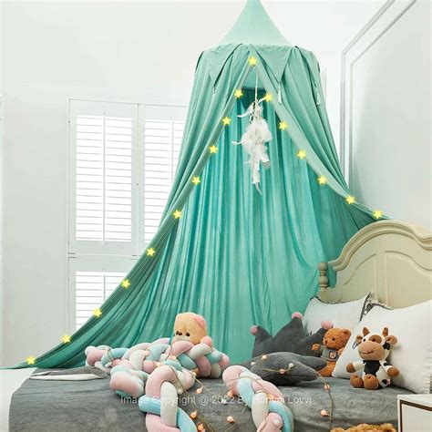 Buy Hommi Lovvi Princess Bed Canopy For Girls Dreamy Tassels Ceiling