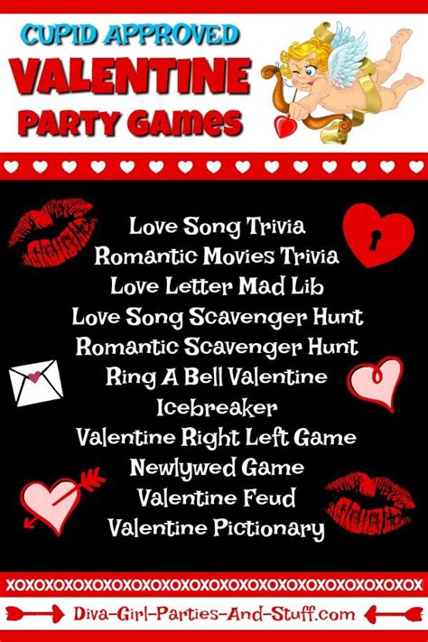 Valentine Party Games And Ideas Valentine Party Game Valentines