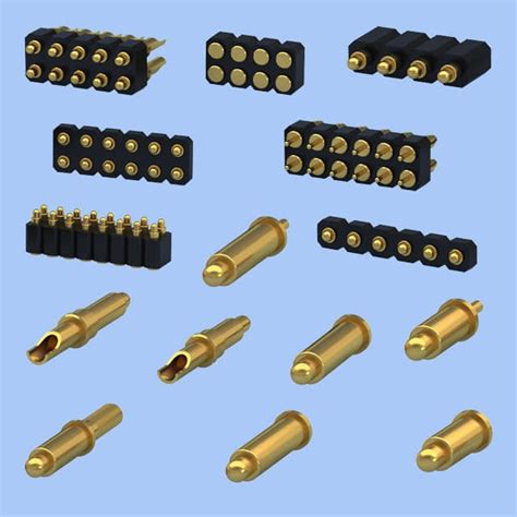 Spring Loaded Connectors And Pins Adam Tech Digikey