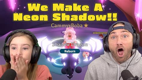 We Make A Neon Shadow Dragon Sopo Squad Dragon Mega Mission Roblox