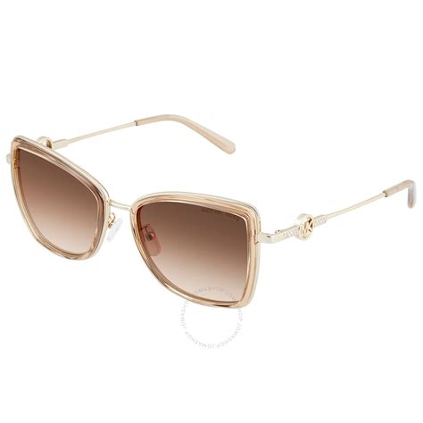Michael Kors Smoke Gradient Butterfly Ladies Sunglasses Corsica Mk1067b 101813 55 725125127585