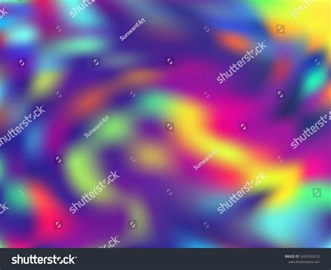 Blurred Hologram Texture Gradient Wallpaper Mesmerizing Stock Vector
