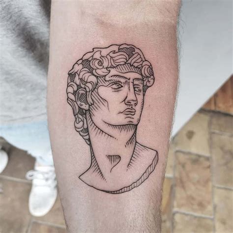 Greek Sculpture Tattoo By Daniel Rozo Tatuaje Blackwork Tatuajes Primer
