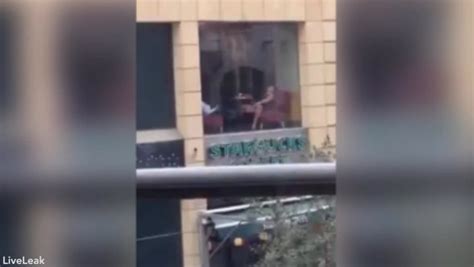 explicit vid woman caught performing solo sex act for her partner in coffee shop window daily