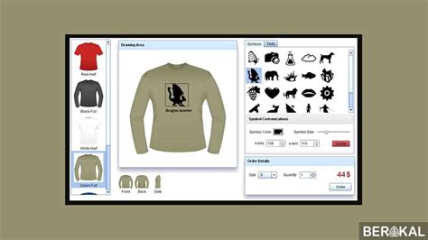 Uraian Aplikasi Desain Baju Lengkap