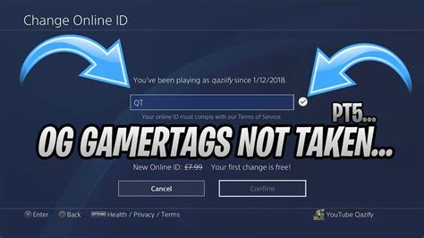 Og Gamertags Not Taken 2019 Part 5 Xboxplaystation Youtube