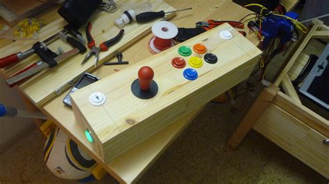 Finally completed our custom made retro gaming coffee table. DIY Arcade Coffee Table: Controls Panel