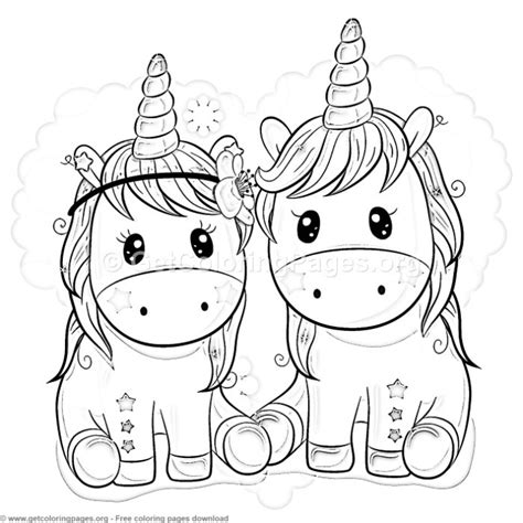 24 Cute Cartoon Unicorn Coloring Pages – GetColoringPages.org