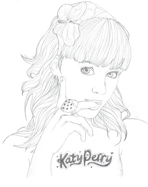 Download 54 Katy Perry Printable Pages For Fans To Color Coloring