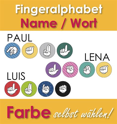 Fingeralphabet personalisiert – laserfreaks17