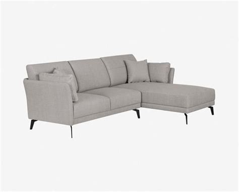 Renata Sectional Right Chaise Grey Scandinavian Designs Sectional