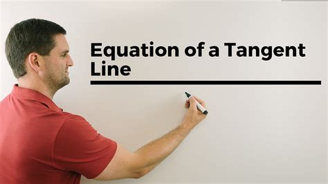 Finding The Equation Of A Tangent Line With The Derivative Of A Function Online Help In Math