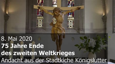 Zweiter jahrestag zwei jahre zusammen glücklicher zweiter hochzeitstag wandbehang. 75 Jahre Ende des zweiten Weltkrieges - Andacht aus der ...
