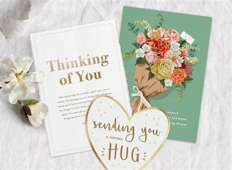 Thinking Of You Card Paper Greeting Cards
