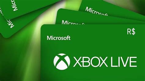 Xbox Live Cartões Presentes GrÁtis De R15 Ou R30 Para Xbox 360 E One