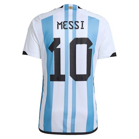 Lionel Messi 10 Argentina 22 23 Home Jersey Kit Sidejersey