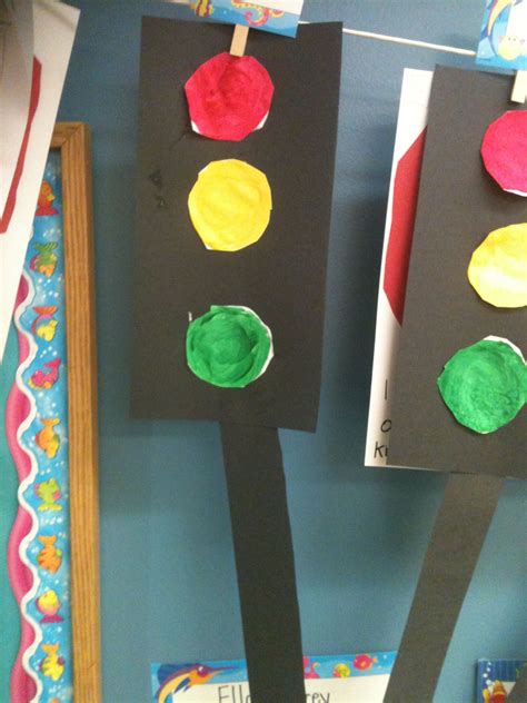 Traffic Lights For Our Transportation Unit Crafts Community Helpers