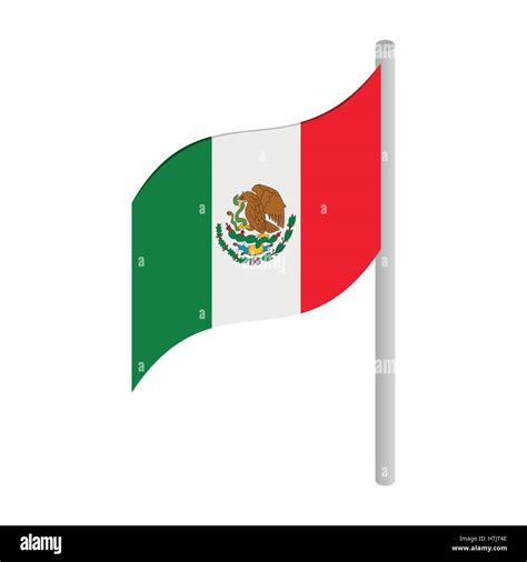 Mexico Flag Wavy Flag Mexico Ausgeschnittene Stockfotos Und Bilder Alamy