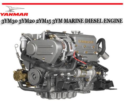 Yanmar 3ym30 3ym20 2ym15 3ym Marine Diesel Engine Manual Tradebit