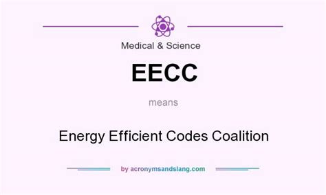 Eecc Energy Efficient Codes Coalition In Medical And Science By