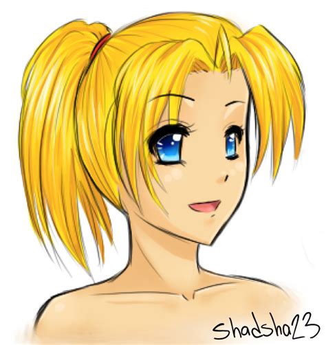 Anime Girl Headshot By Shadsha23 On Deviantart