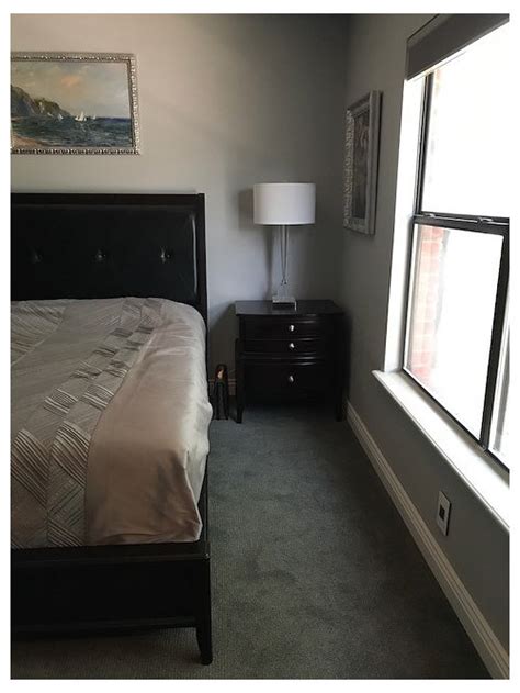 Lucite is your best friend in small spaces. Please help me decorate my bedroom! :)