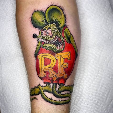 Rat Fink Tattoo Designs Rat Fink Hot Rod Tattoo Cowboy Tattoos