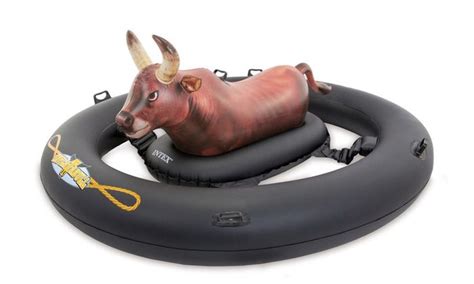 Intex Giant Inflatabull Bull Riding Inflatable Swimming Pool Float