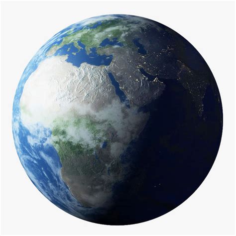 3d Realistic Earth Planet Turbosquid 1397083