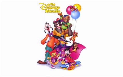 The Disney Afternoon Goofy Darkwing Duck And Friends Movie Poster