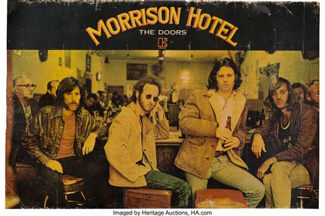 Doors Us Promotional Poster For The Album Morrison Hotel Elektra