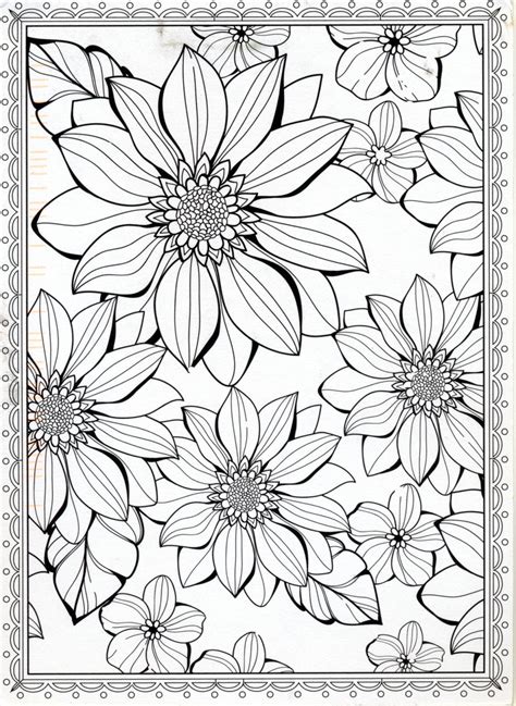 Amazing coloring book for adults that i like Flowers to Color Postcard from Liane in Rosenheim, Germany ...