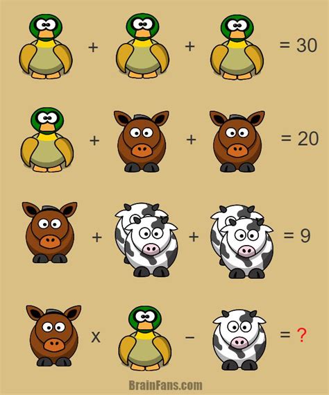Brain Teaser Number And Math Puzzle Virily