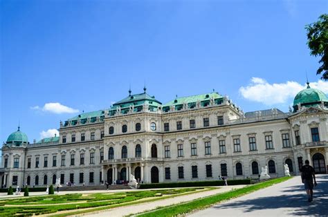 Summer Palace Belvedere In Vienna Stock Image Image Of Architecture