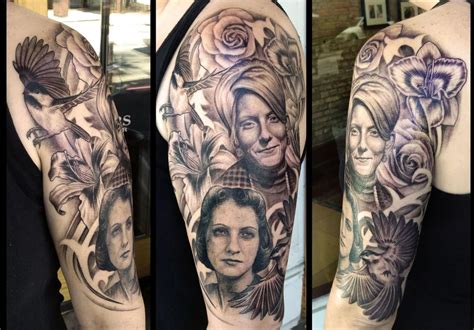 Portrait Tattoos On Arm