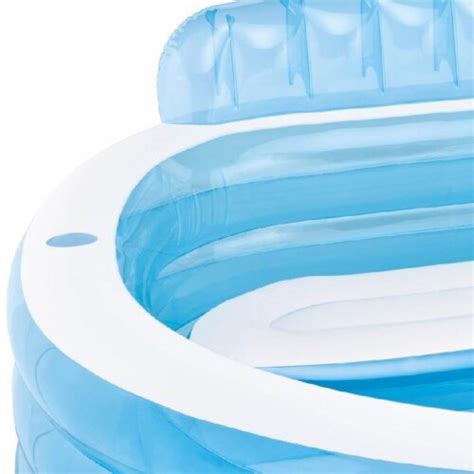Intex Swim Center Round Inflatable Outdoor Swimming Lounge Pool With Pool Cover 1 Piece Kroger