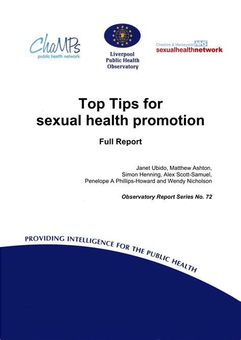 pdf top tips for sexual health promotion