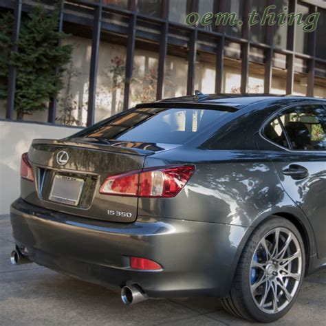 Our spoiler is backed by a lifetime warranty against material or workmanship defects. Painted Lexus IS250 IS350 IS F Rear Boot Trunk Spoiler Wing 4D Saloon 12 | eBay