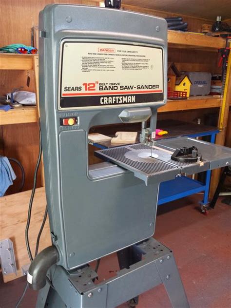 Vintage Sears Craftsman 12 Inch Belt Driven Band Saw Sander For Sale In